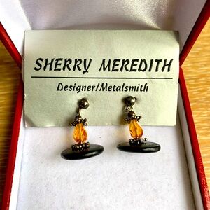 Sterling Silver Designer Artisan Earrings